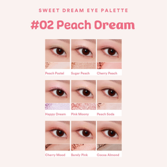 Bảng Phấn Mắt 9 Ô Kirsh Blending Sweet Dream Eye Palette 8.4g