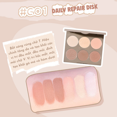 Bảng Tạo Khối Gogo Tales Nude Light Shadow Highlight Contouring Disk 16.8g