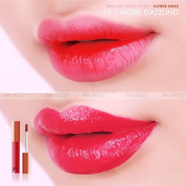 Son Kem Lì Bbia Last Velvet Lip Tint (Version 4) 5gr #19 More Dazzling