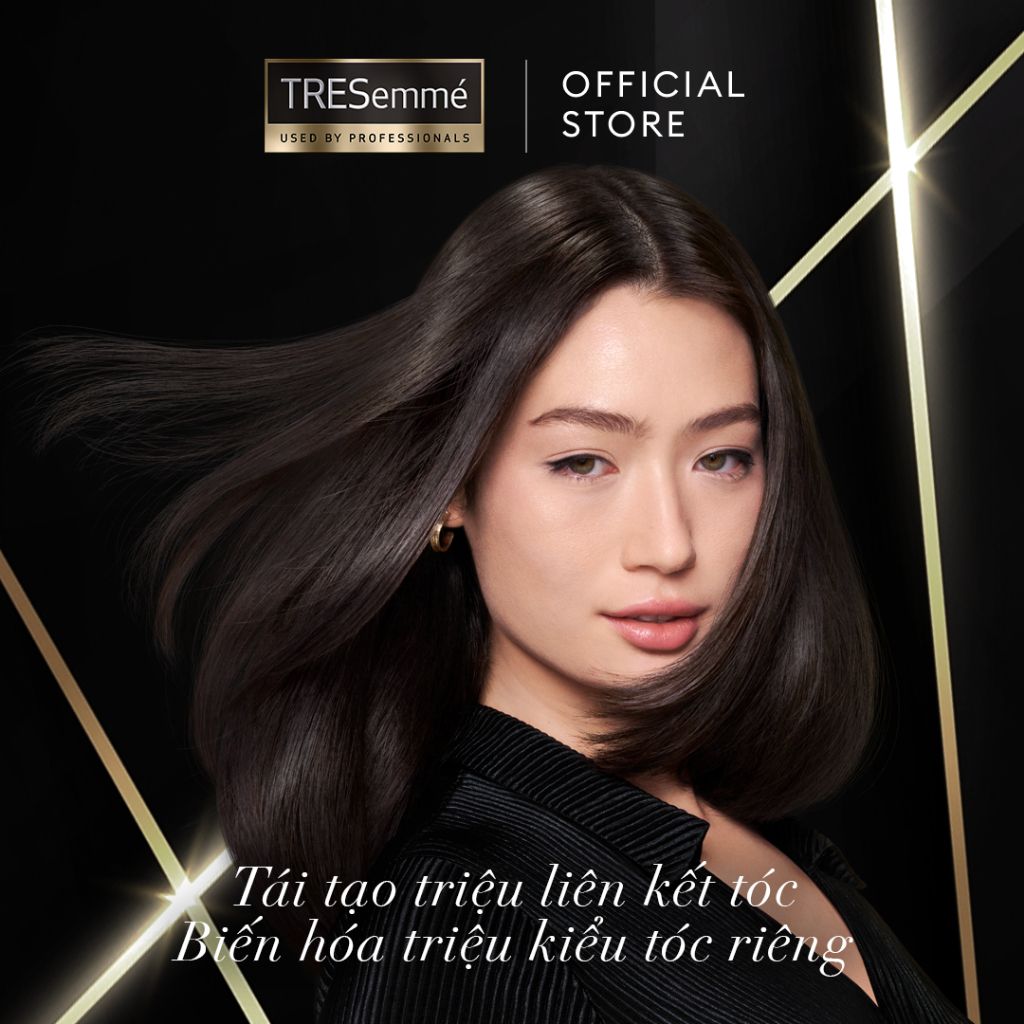 Bộ Gội Xả TRESemmé Keratin Smooth KeratinBond+ Dưỡng Tóc Suôn Mượt