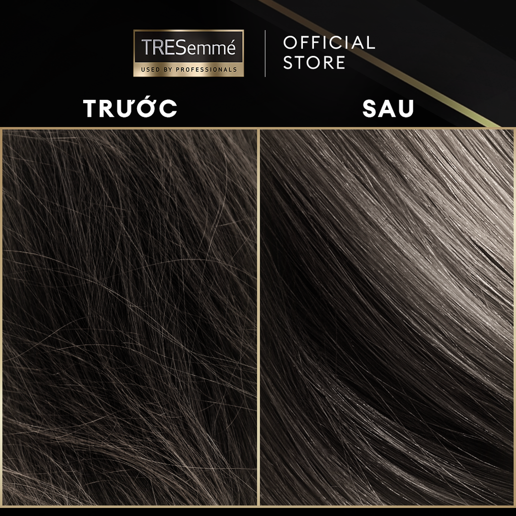Bộ Gội Xả TRESemmé Keratin Smooth KeratinBond+ Dưỡng Tóc Suôn Mượt
