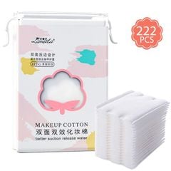 Bông Tẩy Trang Lameila Makeup Cotton 3 Lớp Dày Dặn 222 Miếng