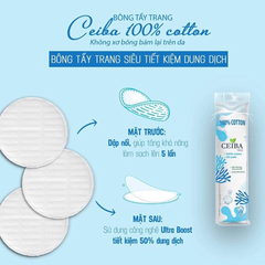Bông Tẩy Trang Ceiba Tree 100% Cotton