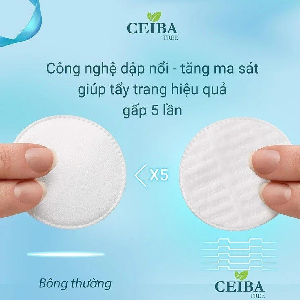 Bông Tẩy Trang Ceiba Tree 100% Cotton