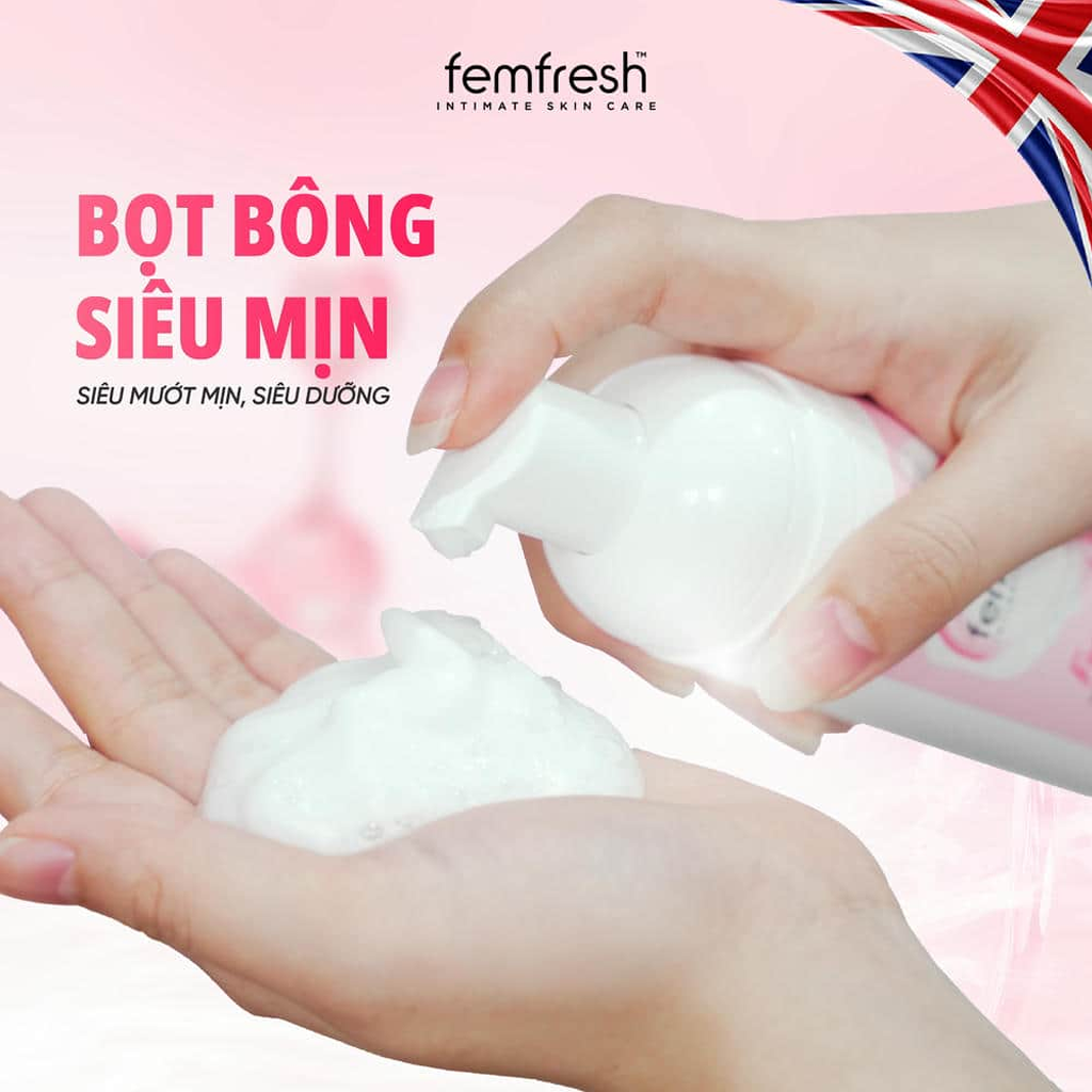 Bọt Vệ Sinh Phụ Nữ Femfresh Foam Wash 150ml
