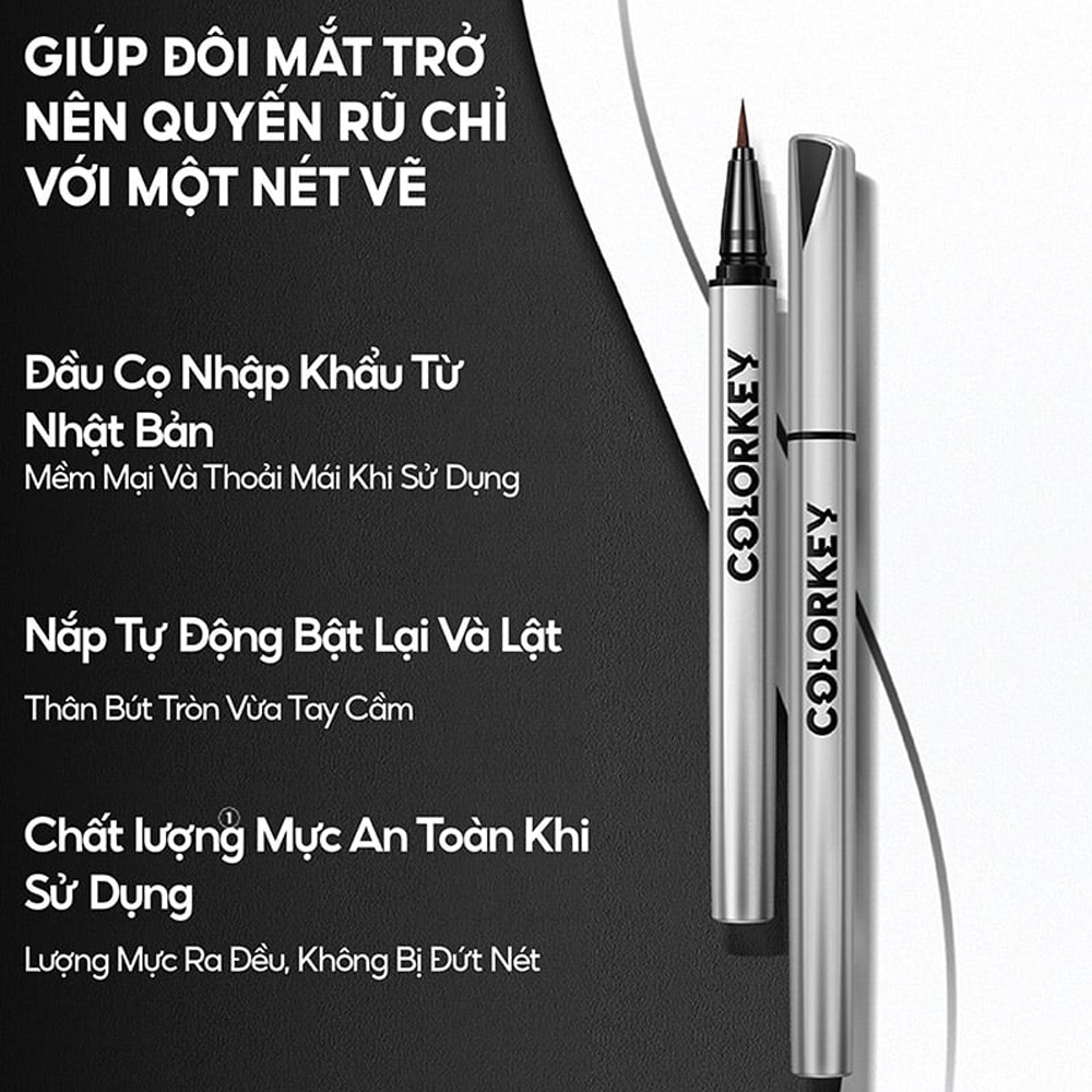 Bút Kẻ Mắt Colorkey Floating Color Liquid Eyeliner 0.5g