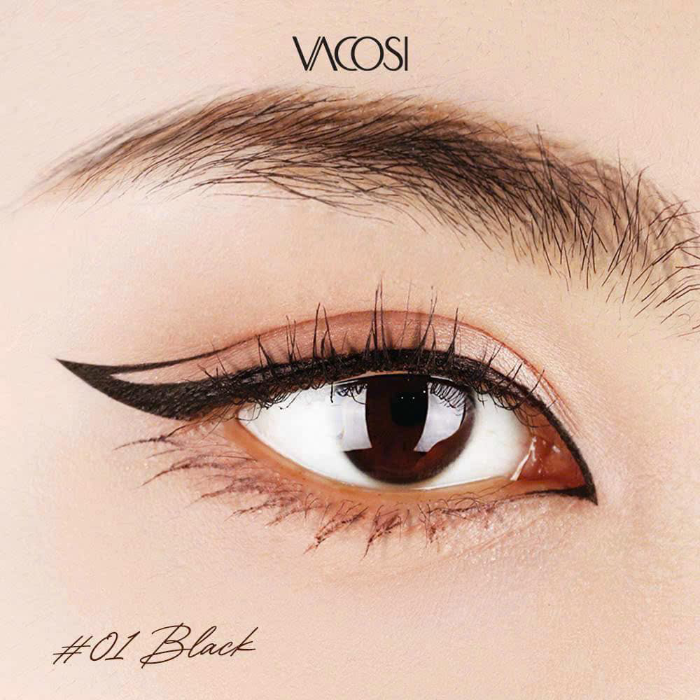 Bút Kẻ Mắt Vacosi Waterproof Eyeliner 24H Kháng Nước 2g