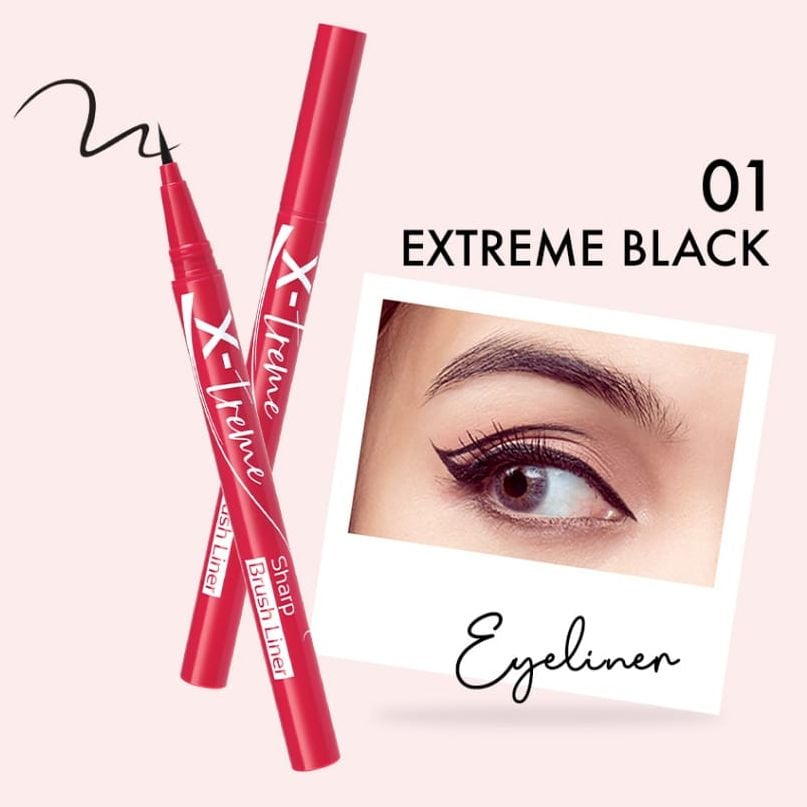 (Date: 11/2025) Bút Kẻ Mắt Silkygirl X-Treme Sharp Brush Liner 0.5ml