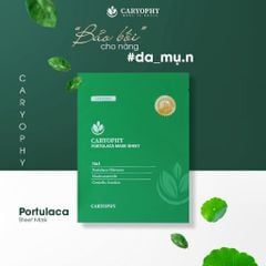 Mặt Nạ Caryophy Portulaca Mask Sheet Làm Dịu, Phục Hồi Cho Da Dầu Mụn 22gr