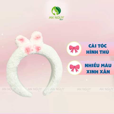 Cài Tóc Hình Thú Lông Xoắn Dễ Thương