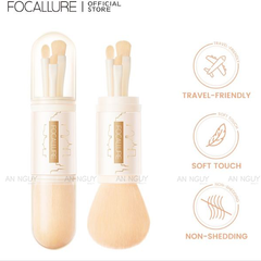 Hộp 4 Cọ Trang Điểm Focallure Makeup Brush BR01 Hai Đầu Chuyên Nghiệp