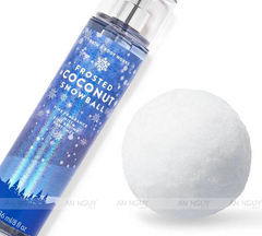 Xịt Thơm Bath & Body Works Frosted Coconut Snowball Fine Fragrance Mist Hương Dừa Thơm Mát 236ml