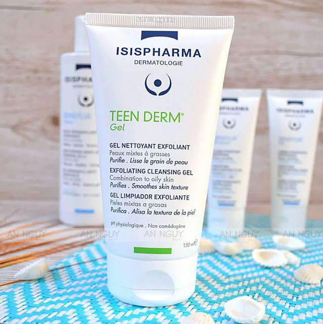 Gel Rửa Mặt ISIS PHARMA Teen Derm Gel Giảm Nhờn Ngừa Mụn 150ml