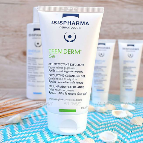 Gel Rửa Mặt ISIS PHARMA Teen Derm Gel Giảm Nhờn Ngừa Mụn 150ml