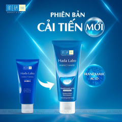 Sữa Rửa Mặt Hada Labo Perfect White Tranexamic Acid Cleanser Sạch Sâu, Dưỡng Sáng Da 80gr
