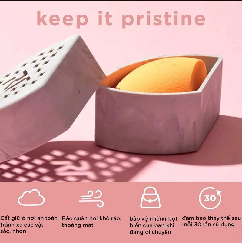 Dụng Cụ Bảo Vệ Bông Mút Real Techniques Premium Sponge Case