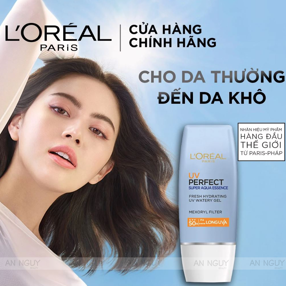 Kem Chống Nắng L'Oreal Paris Skincare UV Perfect Aqua Essence Dưỡng Ẩm 30ml