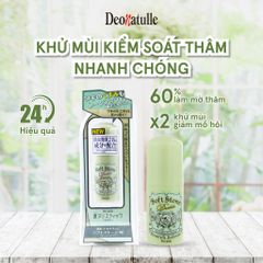 Lăn Khử Mùi Đá Khoáng Dạng Sáp Deonatulle Soft Stone W Double 20g