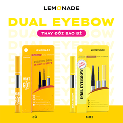 Chì Kẻ Mày 2 Đầu Lemonade Want It Got It Dual Eyebrow (Mẫu Mới)