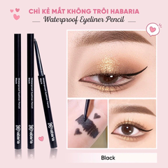 Chì Sáp Kẻ Mắt Habaria Waterproof Eyeliner Pencil 0.2g