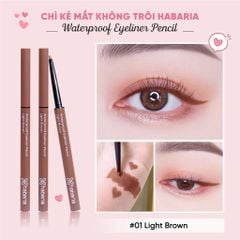 Chì Sáp Kẻ Mắt Habaria Waterproof Eyeliner Pencil 0.2g