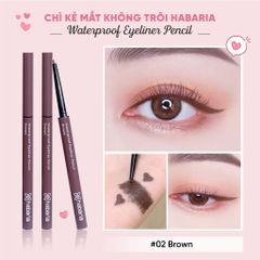 Chì Sáp Kẻ Mắt Habaria Waterproof Eyeliner Pencil 0.2g