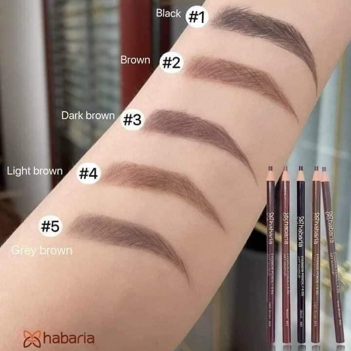 Chì Xé Kẻ Mày Habaria Eyebrow Pencil 1.5g