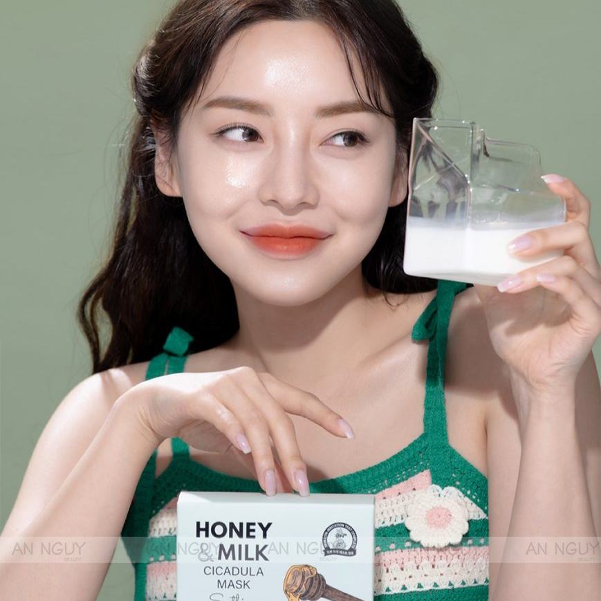 Mặt Nạ BOM Honey & Milk Mask Dưỡng Ẩm, Phục Hồi Da 25gr