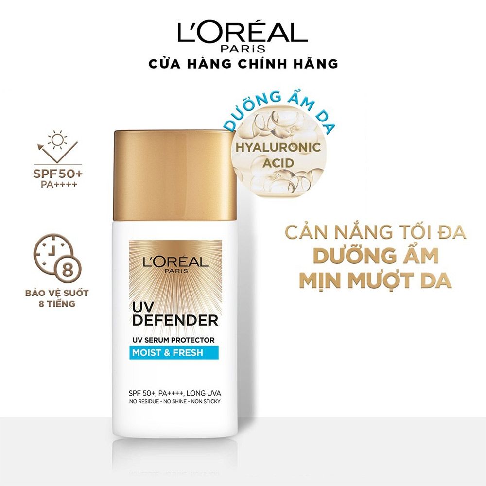 Kem Chống Nắng L'Oreal Paris UV Defender Serum Protector SPF 50+ PA ++++ 50ml