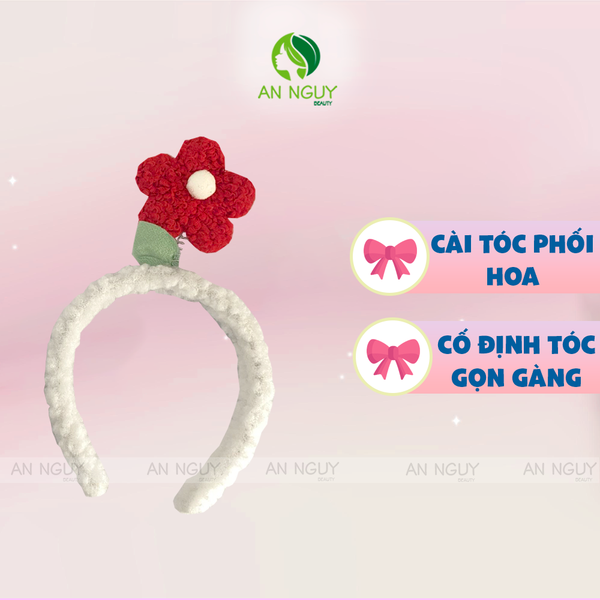Cài Tóc Phối Hoa Lò Xo Xinh Xắn