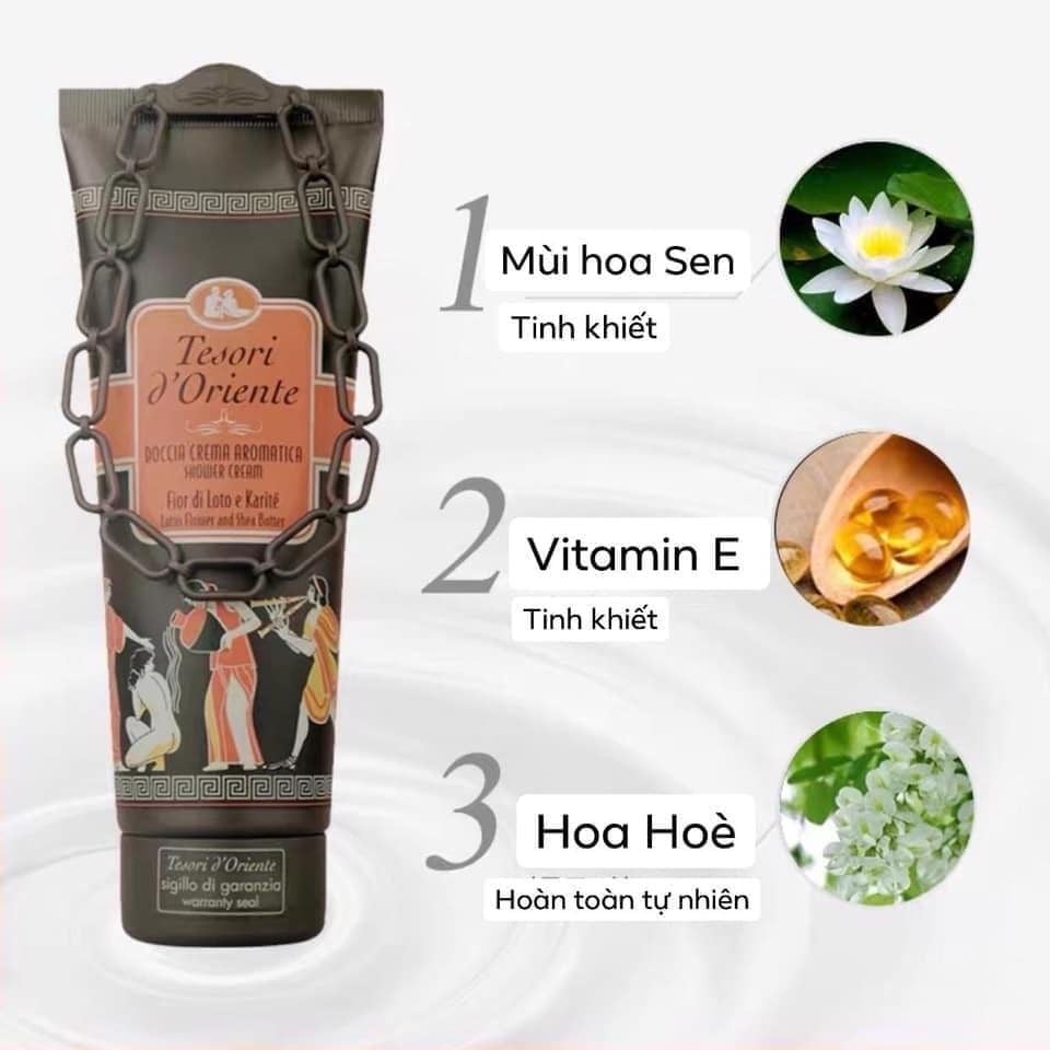 Sữa Tắm Hương Nước Hoa Tesori d'Oriente Shower Cream 250ml