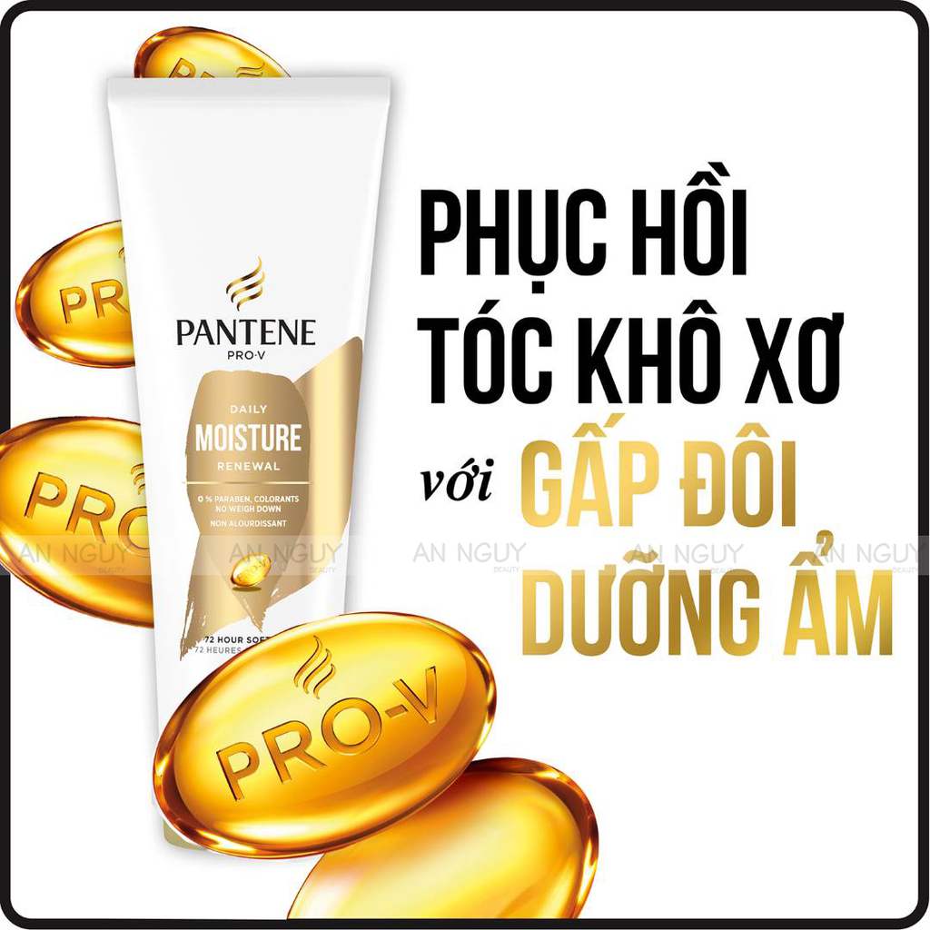 Dầu Xả Pantene PRO-V Moisture Renewal Conditioner 308ml (Hàng Mỹ Nhập Khẩu)