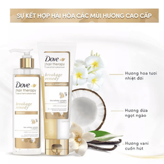 Dầu Gội Dove Hair Therapy Breakage Remedy Shampoo Phục Hồi, Ngăn Gãy Rụng Tóc 380ml