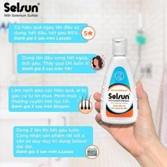 Dầu Gội Selsun Anti-Dandruff Shampoo Chống Gàu Ngứa, Nấm Da Đầu