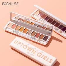 Bảng Phấn Mắt 10 Ô Focallure Uptown Girls Eyeshadow Palette Kèm Cọ 10gr - 03 Sunflower At Sunset