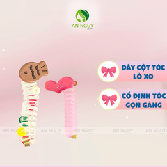 Set 2 Dây Quấn Tóc Lò Xo Nhiều Mẫu Xinh Xắn