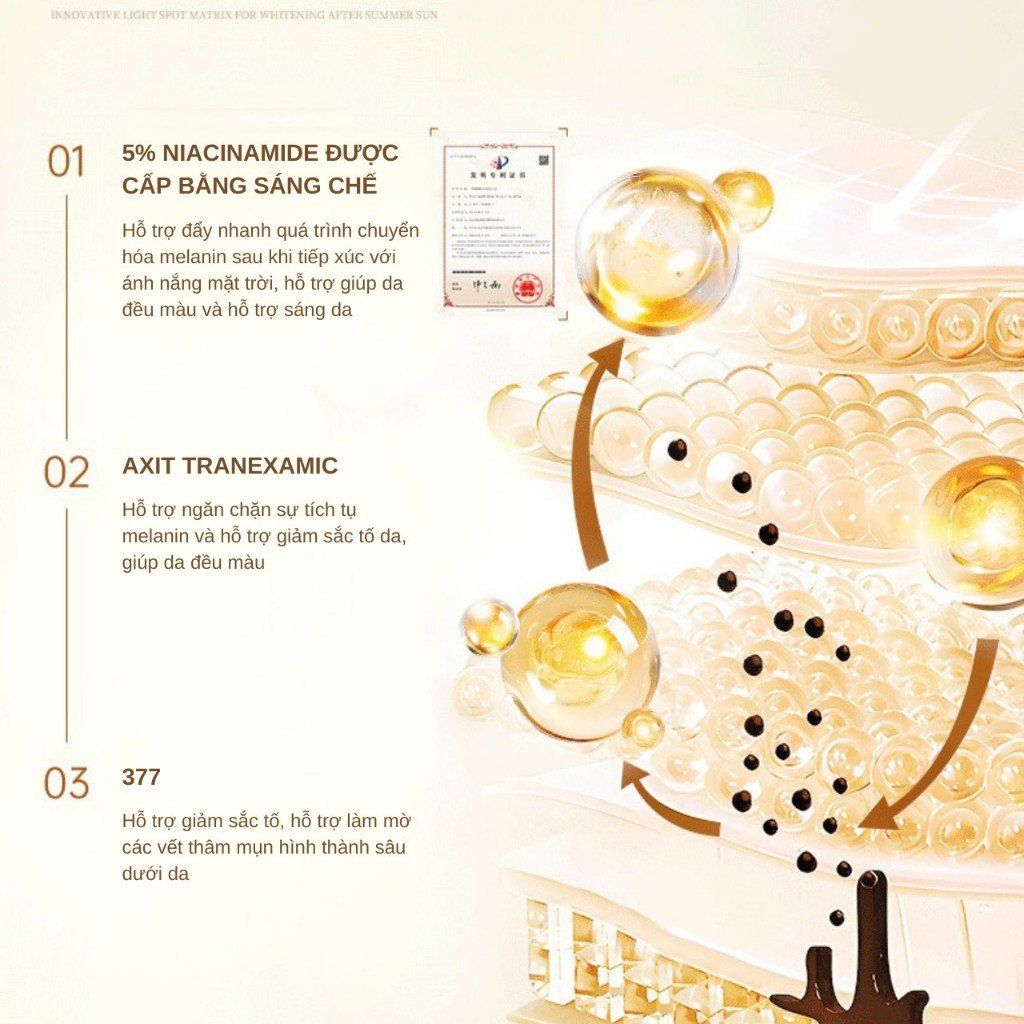 Dưỡng Thể Lucenbase 377 Niacinamide+Retinol Essence Body Lotion Dưỡng Sáng Da 250g