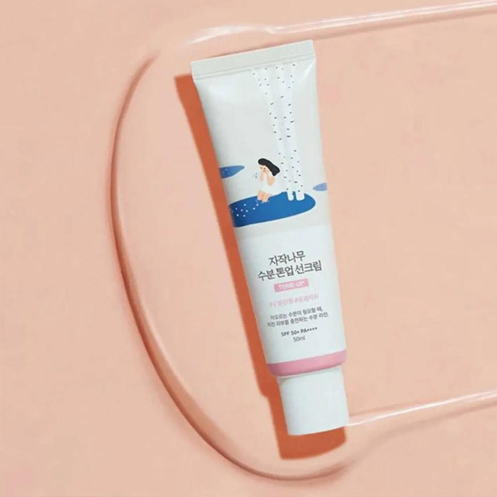 Kem Chống Nắng Round Lab Birch Juice Moisturizing Tone-Up Sunscreen Nâng Tông Trắng Hồng 50ml
