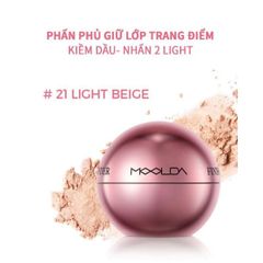 Phấn Phủ Dạng Bột Moolda Finish Powder Màu Hồng 10gr