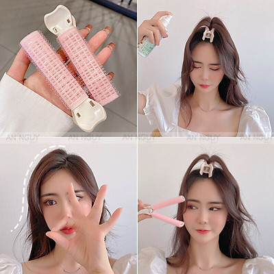 Bộ Tạo Kiểu Tóc Miniso Hair Glips 4 Pack ( Tím, Hồng )