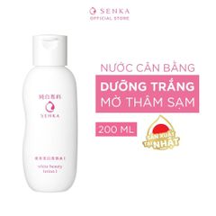 Nước Dưỡng Senka White Beauty Lotion Làm Mềm Và Trắng Da 200ml