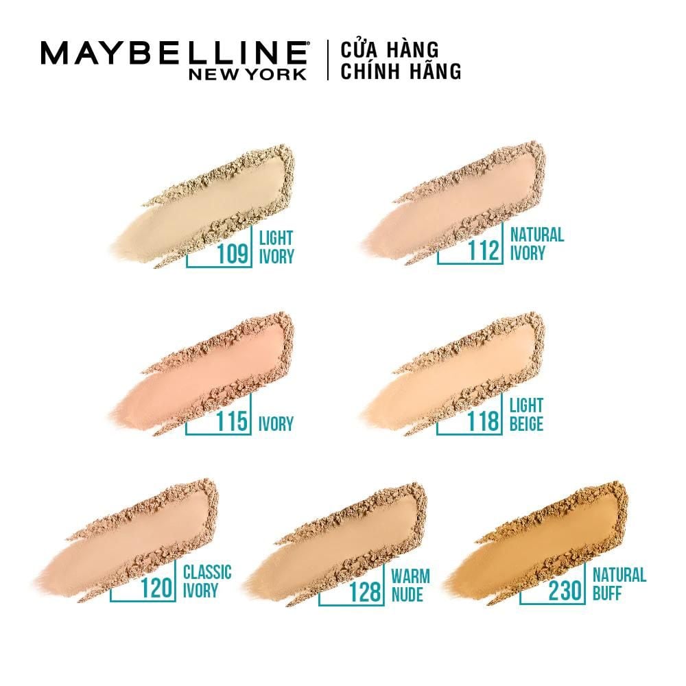 Phấn Nền Kiềm Dầu Maybelline Fit Me Compact Powder SPF32 PA+++ 6g (Mẫu Mới)