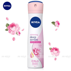 Xịt Ngăn Mùi Nivea Brightening Deep Serum Spray Dưỡng Sáng 150ml