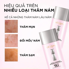 Kem Chống Nắng L'Oreal Paris Glycolic-Bright Anti-Dark Spot Daily UV Fluid Giảm Thâm Nám 50ml