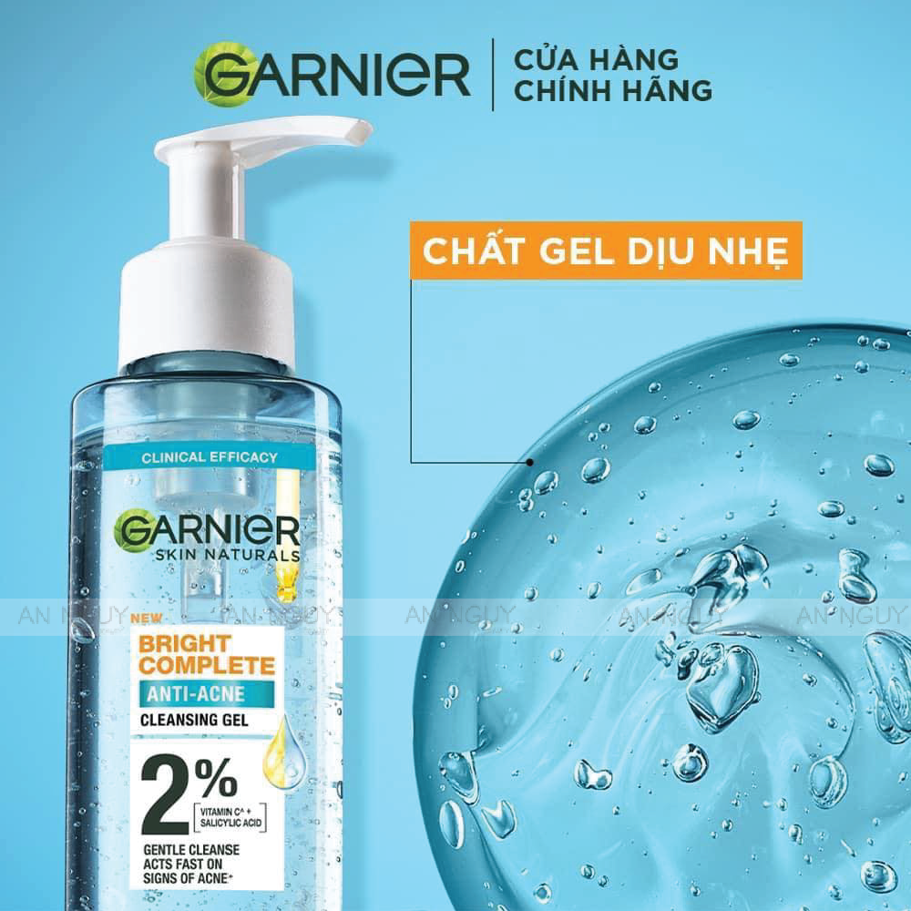 Gel Rửa Mặt Garnier Skin Naturals Bright Complete 120ml