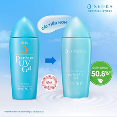 Gel Sữa Chống Nắng Senka Perfect UV Gel SPF50+ PA++++ Ẩm Mượt Cho Da Khô 80ml