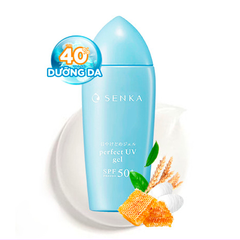 Gel Sữa Chống Nắng Senka Perfect UV Gel SPF50+ PA++++ Ẩm Mượt Cho Da Khô 80ml