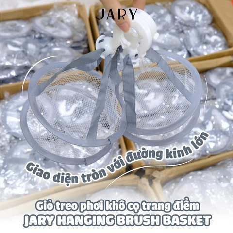 Giỏ Treo Phơi Khô Cọ Trang Điểm Jary Hanging Brush Basket Nhiều Màu