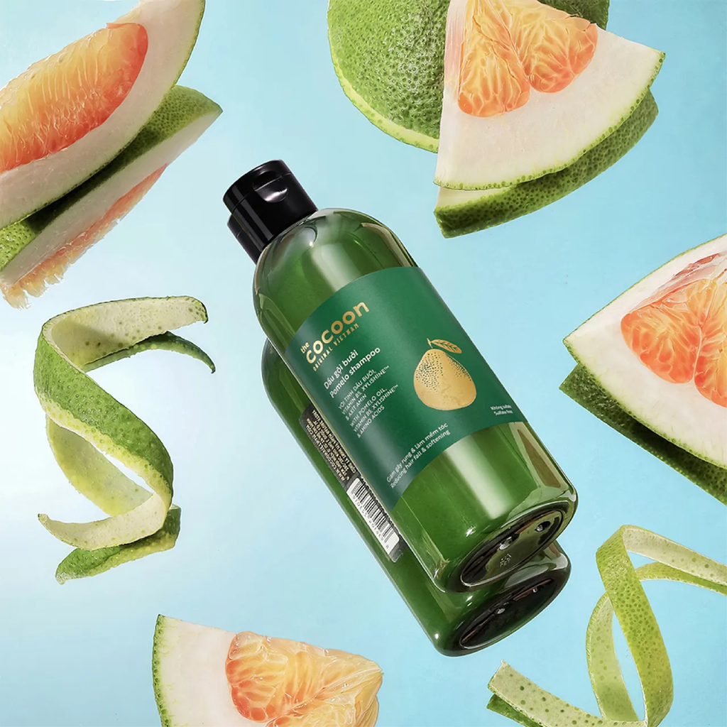 Dầu Gội Bưởi Cocoon Pomelo Shampoo Giúp Giảm Gãy Rụng & Kích Thích Mọc Tóc