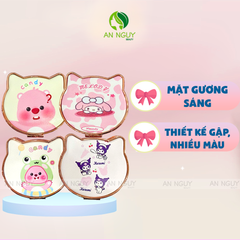 Gương Tròn Cầm Tay Nhỏ Gọn, Tiện Lợi